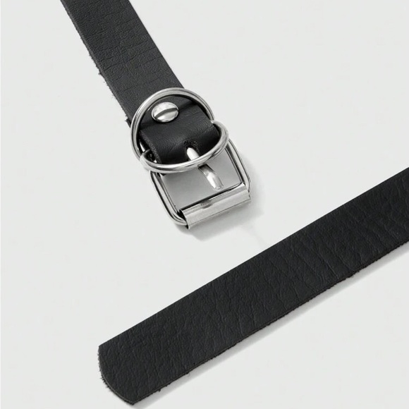 PU Leather Spike Studded Star Charm Choker Harness - Picture 9 of 10